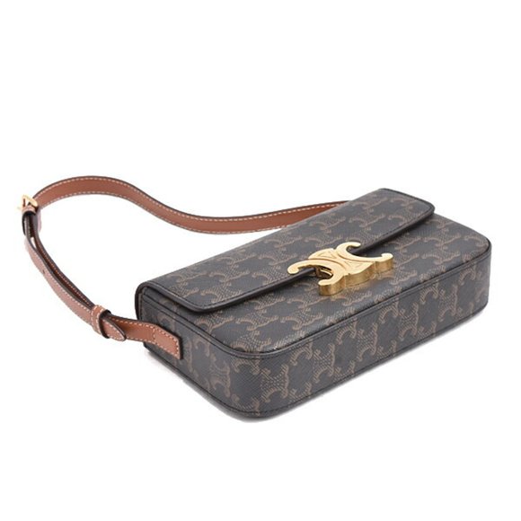 CELINE Brown 2C Shoulder Bag - Picture 4 of 10